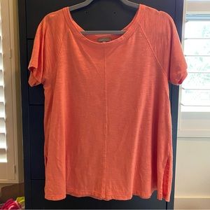 Coral colored tshirt